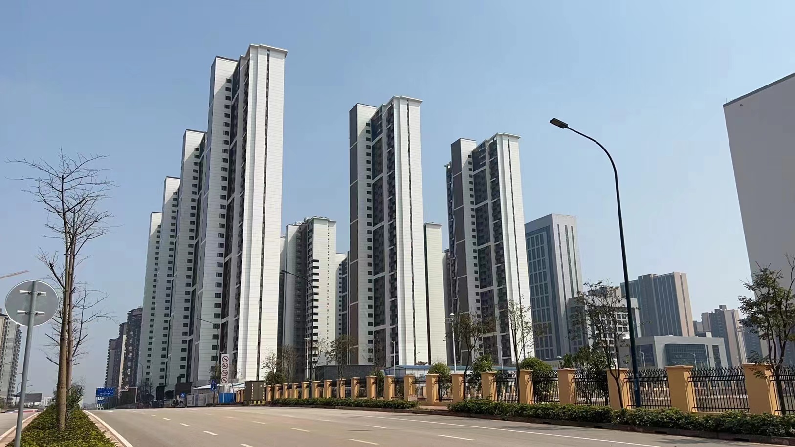 建筑內(nèi)外墻單色平涂方案